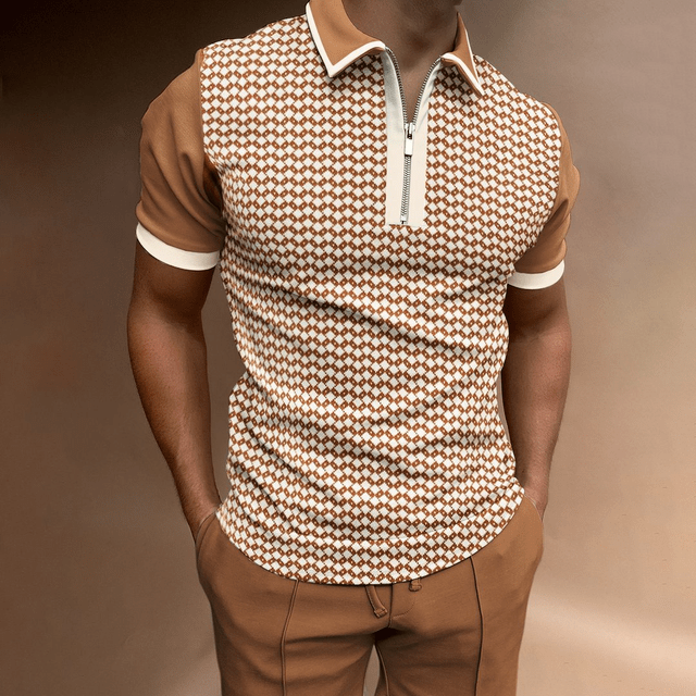Antonios French Style T-Shirt - AntoniosClothing - Khaki