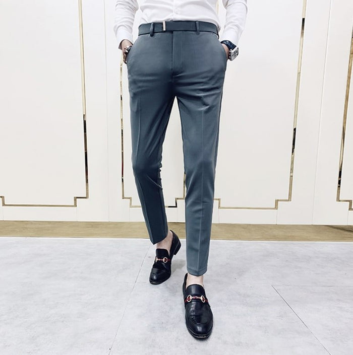 Antonios Gray Casual Outfit Pants - AntoniosClothing - Gray