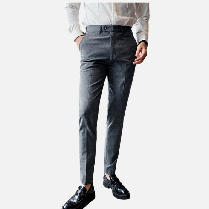 Antonio Gray Casual Trousers - AntoniosClothing - Dark Gray