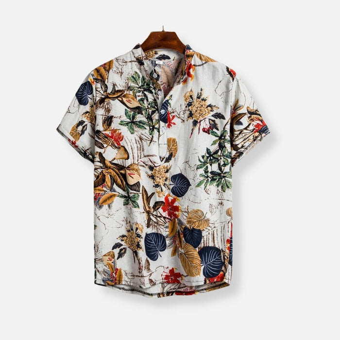 Antonios Hawaiian Printed Shirt - AntoniosClothing - Floral