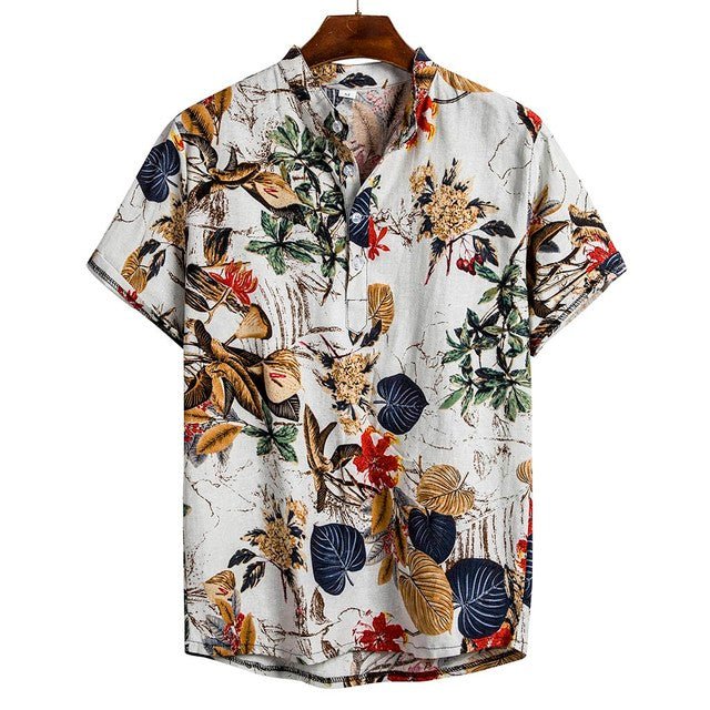 Antonios Hawaiian Printed Shirt - AntoniosClothing - Floral