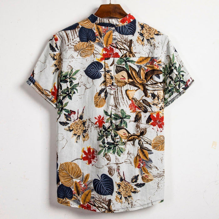 Antonios Hawaiian Printed Shirt - AntoniosClothing - Floral