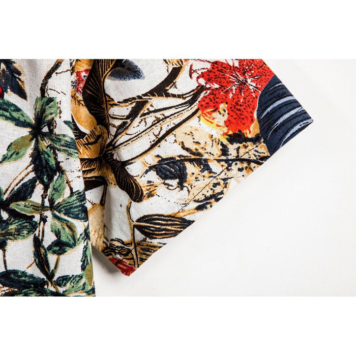 Antonios Hawaiian Printed Shirt - AntoniosClothing - Floral