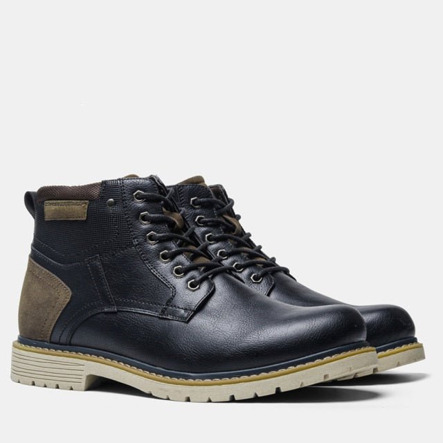 Antonios Hight Winter Boots Men - AntoniosClothing - Black