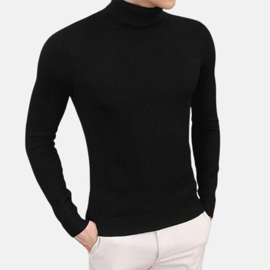 Antonios Italy Slim Fit Sweater - AntoniosClothing - black