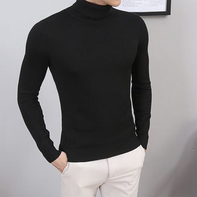 Antonios Italy Slim Fit Sweater - AntoniosClothing - black