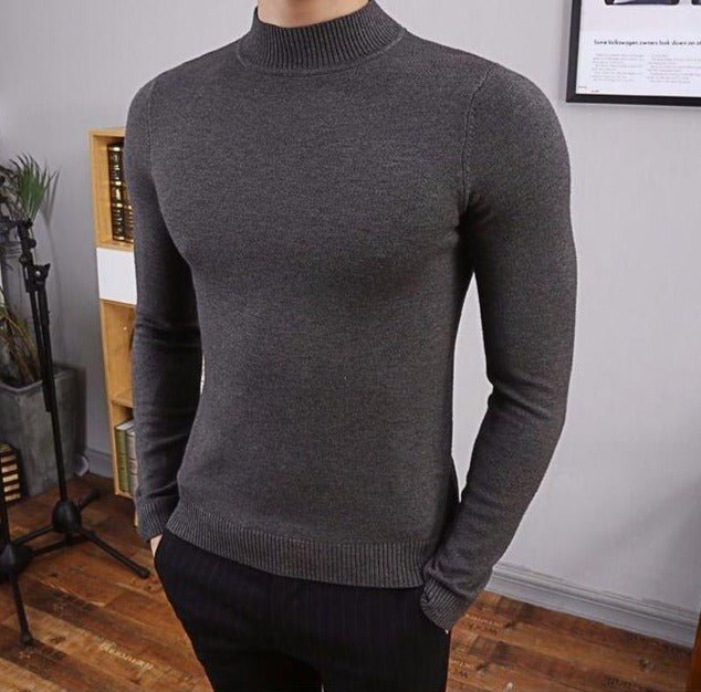 Antonios Italy Slim Fit Sweater - AntoniosClothing - grey