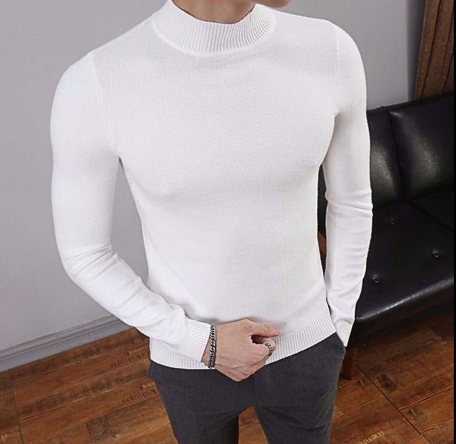 Antonios Italy Slim Fit Sweater - AntoniosClothing - white 1