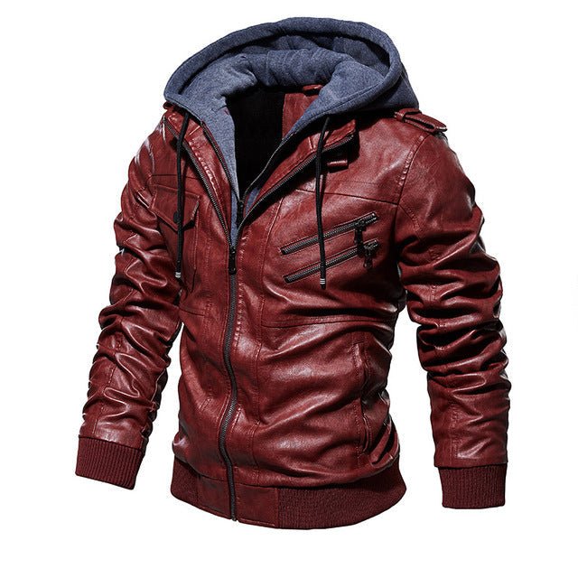 Antonios Leather Italian Jacket - AntoniosClothing - Khaki Style 2