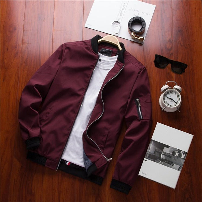 Antonio Bomber Jacket - AntoniosClothing - Red