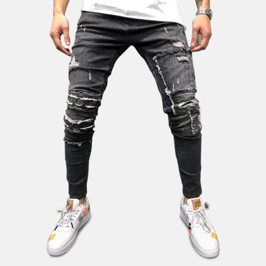 Antonios London Slim Jeans - AntoniosClothing - Black