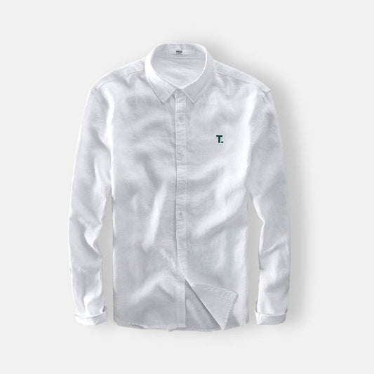 Antonios Long Sleeve Shirt Cotton - AntoniosClothing - Khaki