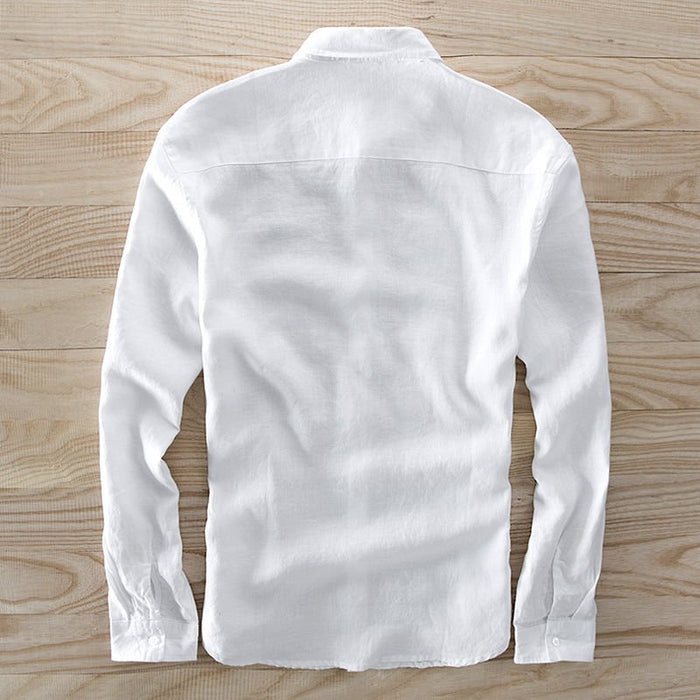 Antonios Long Sleeve Shirt Cotton - AntoniosClothing - Grey