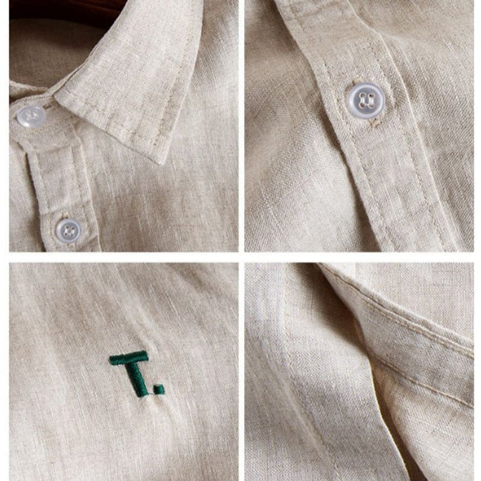 Antonios Long Sleeve Shirt Cotton - AntoniosClothing - Grey