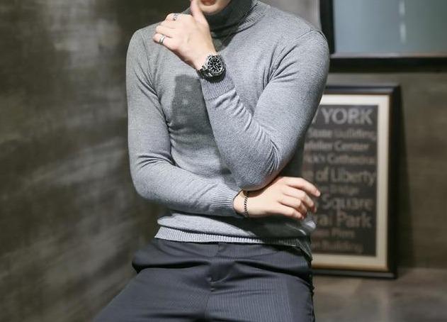Antonios Marker Cotton Sweater - AntoniosClothing - light gray