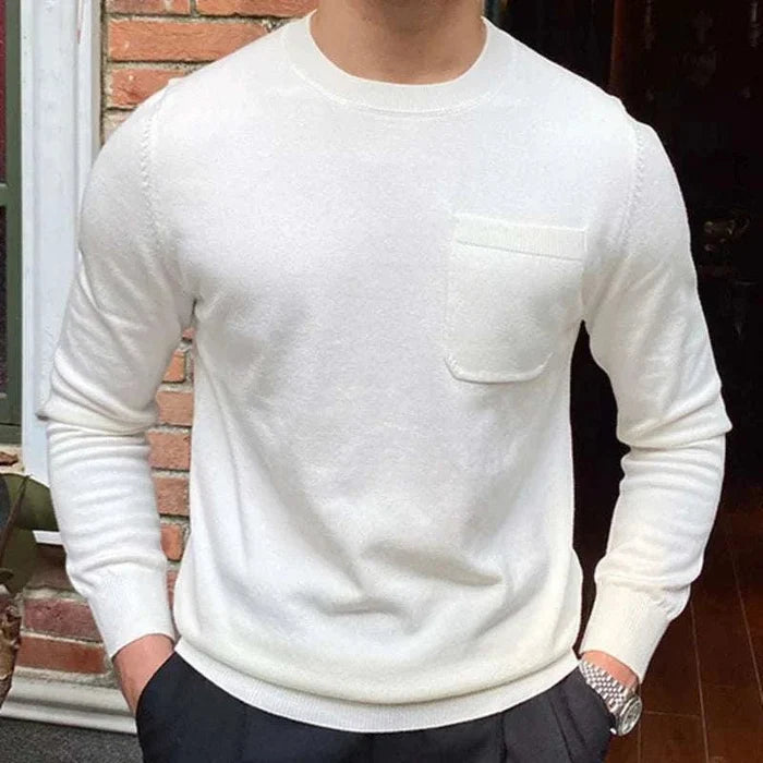 Antonios office premium sweater - AntoniosClothing - White