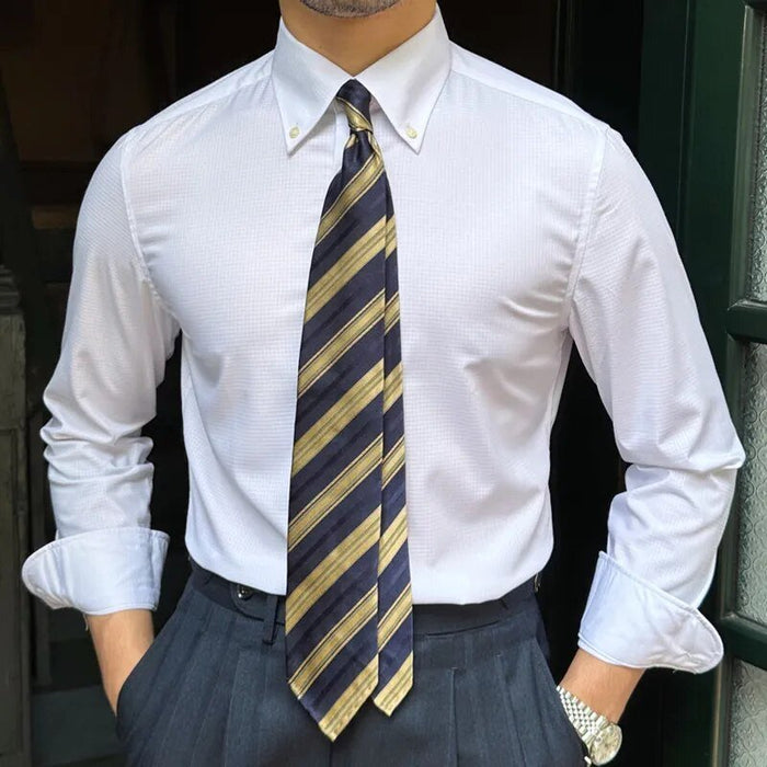 Antonios Oxford Shirt - AntoniosClothing - White Only Shirt