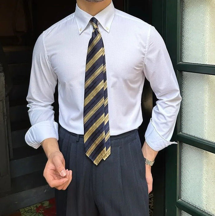 Antonios Oxford Shirt - AntoniosClothing - White Only Shirt