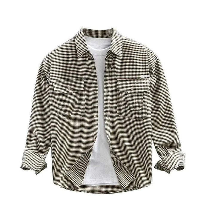 Antonios plaid summer shirt - AntoniosClothing - Red