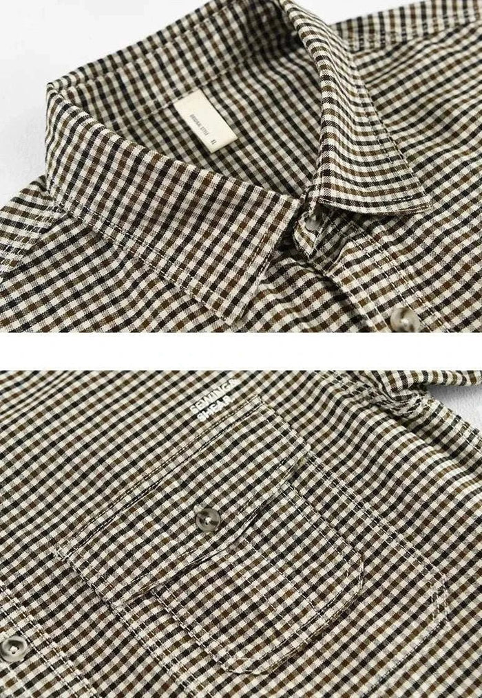 Antonios plaid summer shirt - AntoniosClothing - Red