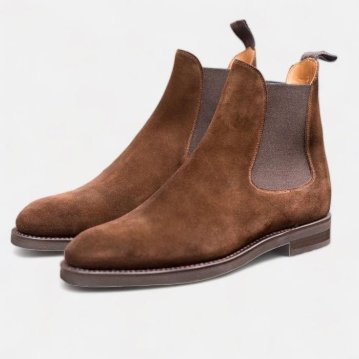 Antonios Premium Chelsea Boots - AntoniosClothing - coffee