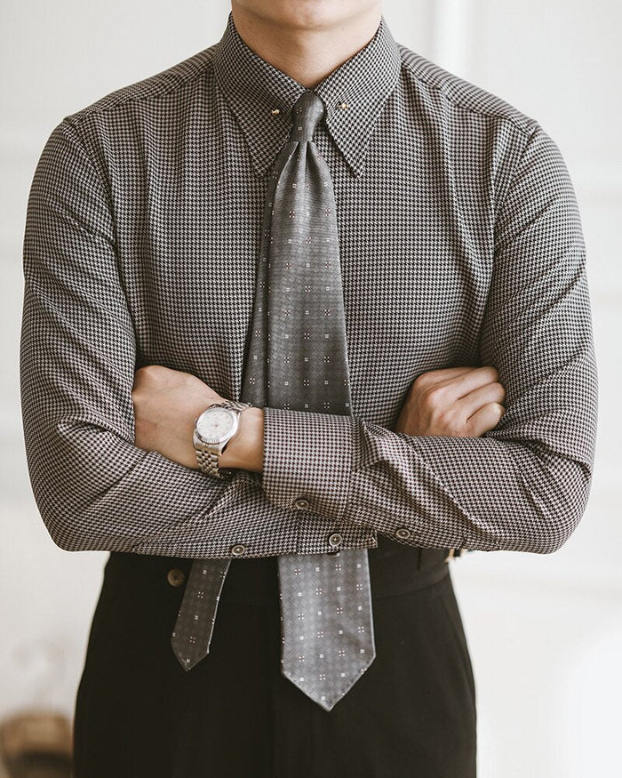 Antonios Premium Office Shirt - AntoniosClothing - Grey