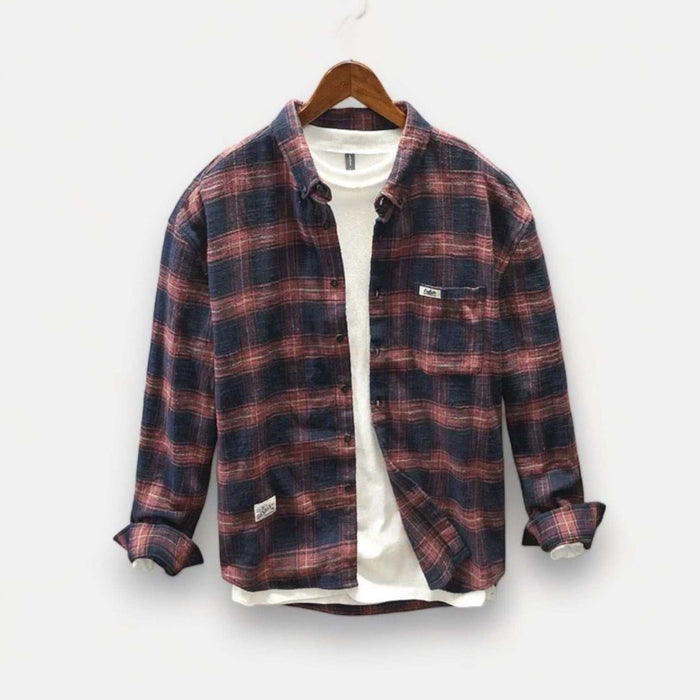 Antonios pure cotton summer shirt - AntoniosClothing - Sapphire
