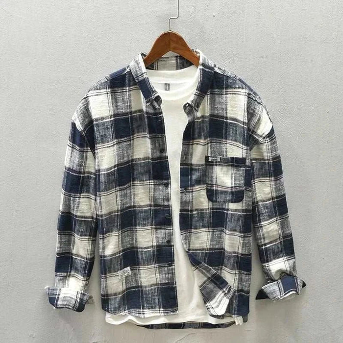 Antonios pure cotton summer shirt - AntoniosClothing - Sapphire