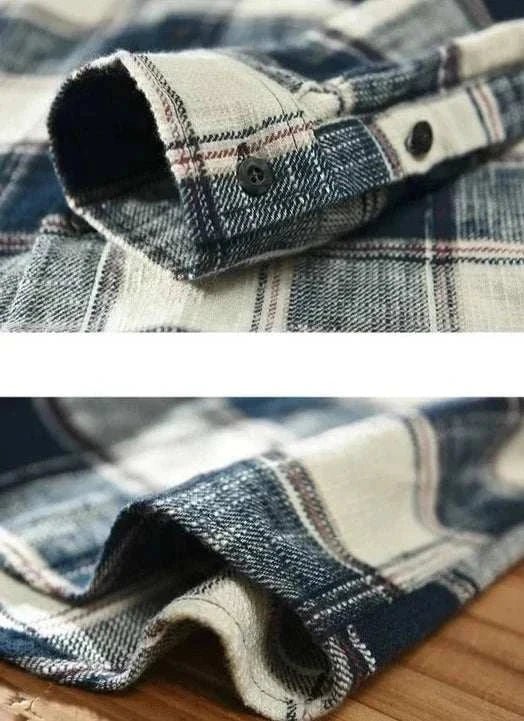 Antonios pure cotton summer shirt - AntoniosClothing - Sapphire