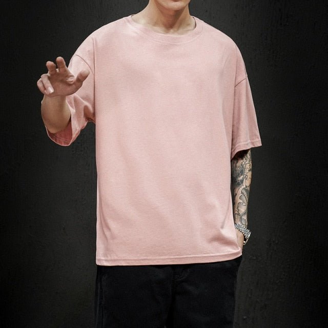 Antonios Pure Cotton T-Shirt - AntoniosClothing - pink