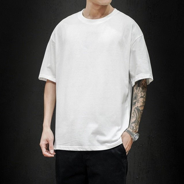 Antonios Pure Cotton T-Shirt - AntoniosClothing - white