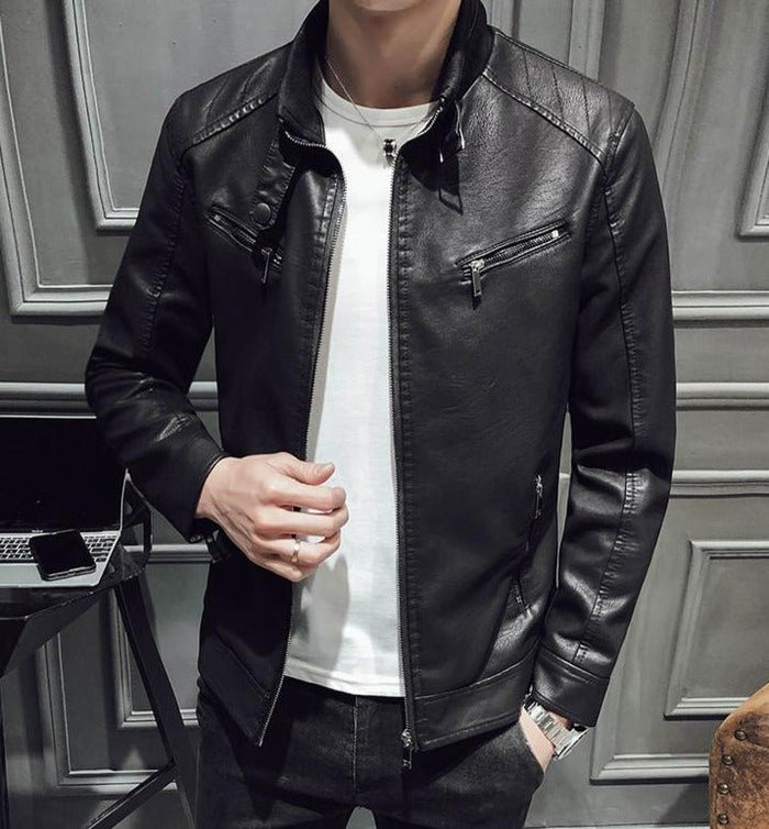 Antonios Randy Leather Jacket - AntoniosClothing - Black