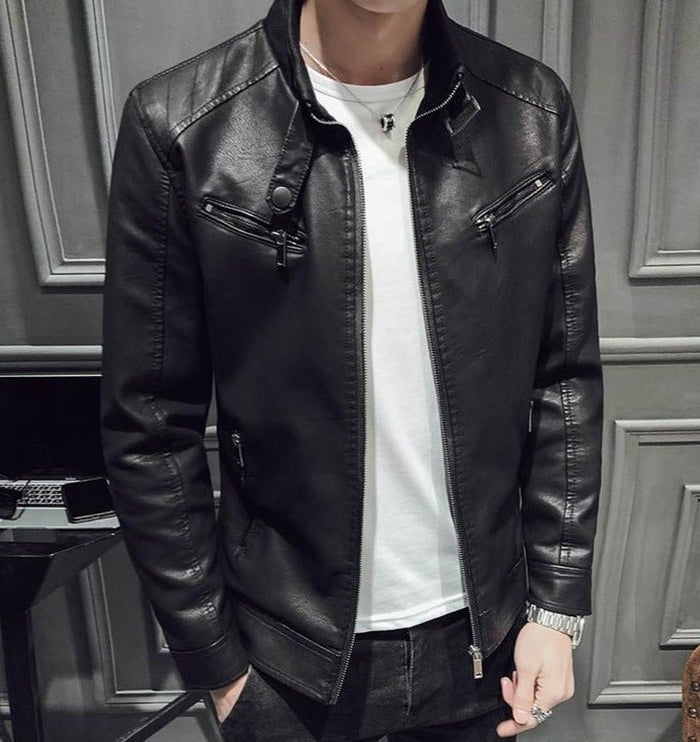 Antonios Randy Leather Jacket - AntoniosClothing - Black