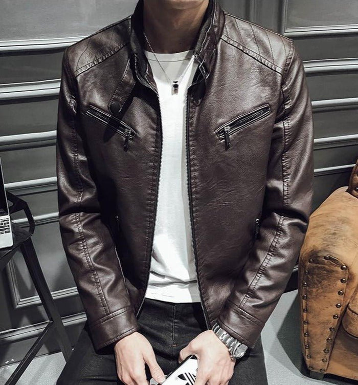Antonios Randy Leather Jacket - AntoniosClothing - Black