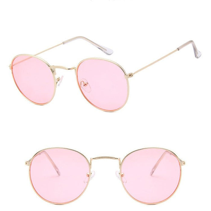 Antonios Retro Sunglasses - AntoniosClothing - GoldOceanPink