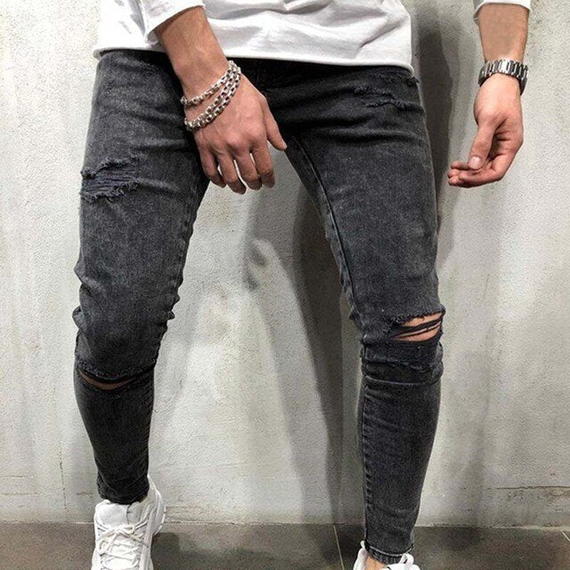 Antonios Skinny Denim Jeans - AntoniosClothing - black
