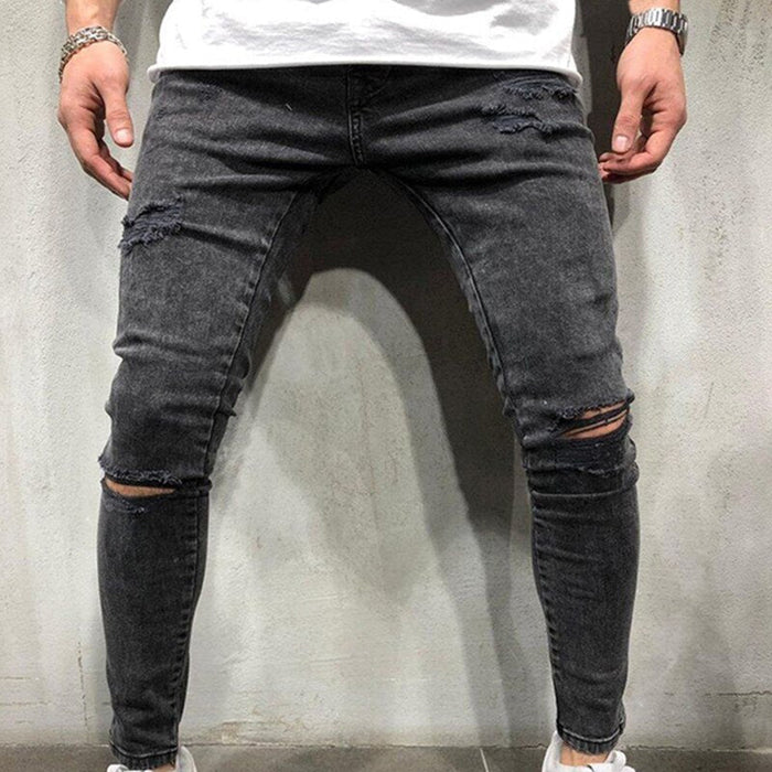 Antonios Skinny Denim Jeans - AntoniosClothing - black