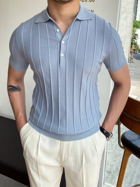 Antonios Slim T-Shirt - AntoniosClothing - Blue