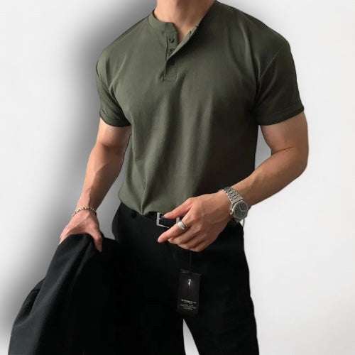Antonios smart casual summer t-shirt - AntoniosClothing - Green
