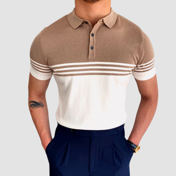Antonios Smart-Casual T-Shirt - AntoniosClothing - Khaki