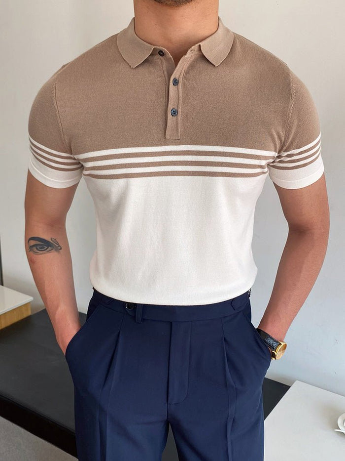 Antonios Smart-Casual T-Shirt - AntoniosClothing - Khaki