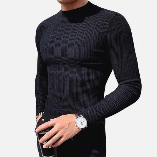 Antonios Spring Cotton Sweater - AntoniosClothing - Army Green