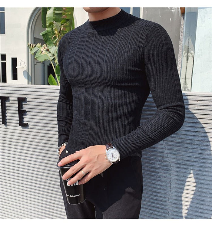 Antonios Spring Cotton Sweater - AntoniosClothing - Army Green