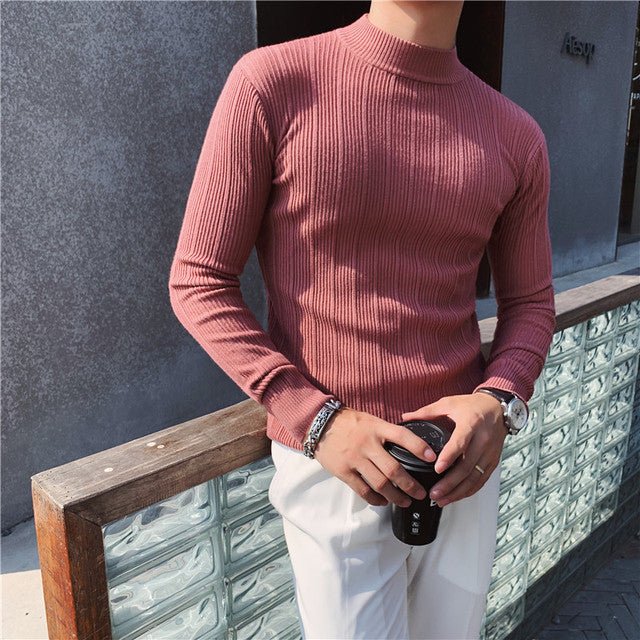 Antonios Spring Cotton Sweater - AntoniosClothing - Pink