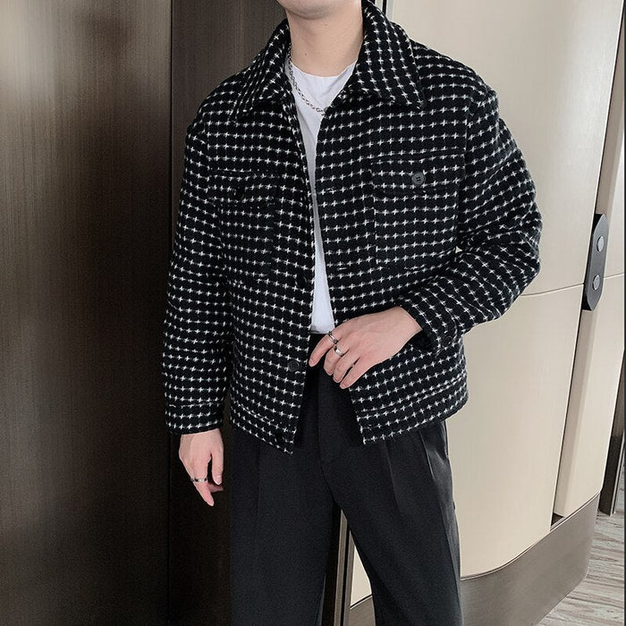 Antonios Spring Woolen Jacket - AntoniosClothing - black