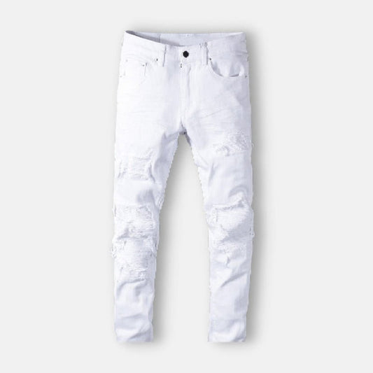 Antonio Streetwear Jeans - AntoniosClothing - White