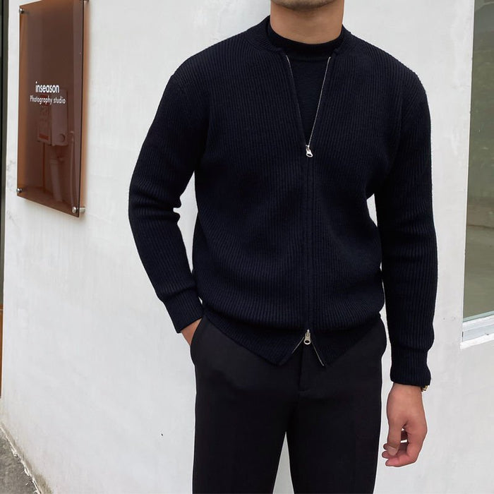 Antonios Sweater Zipper Autumn - AntoniosClothing - Ivory