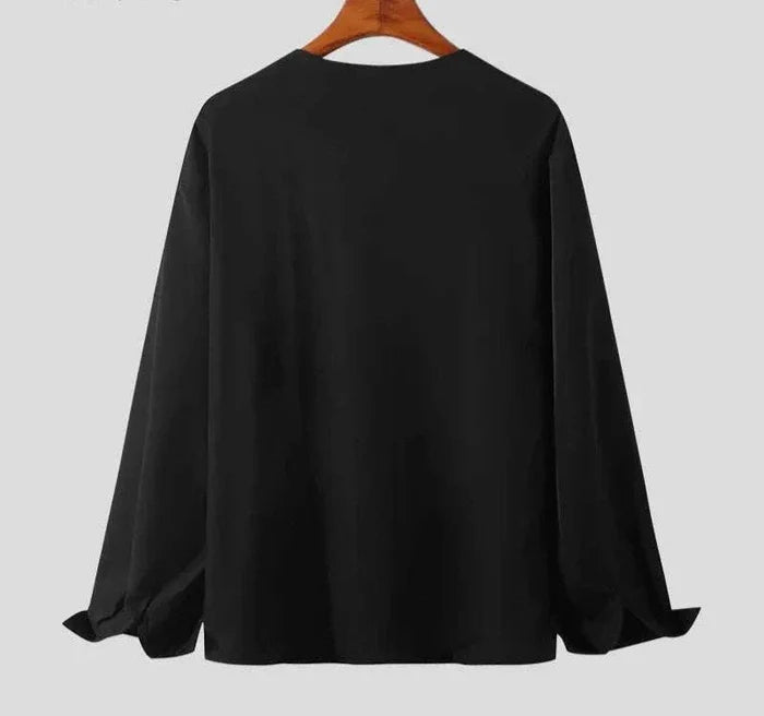 Antonios thin long-sleeve shirt - AntoniosClothing - White