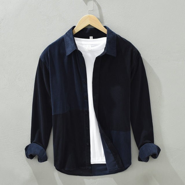 Antonios Urban Cotton Jacket - AntoniosClothing - Blue