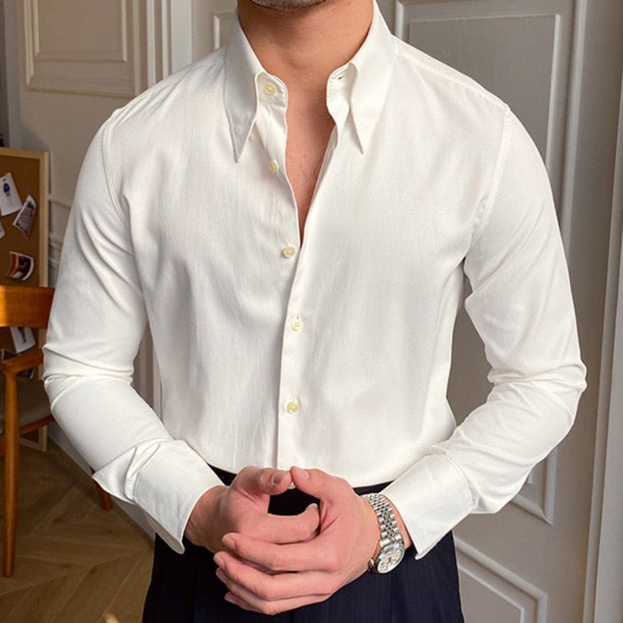 Antonios Wedding Shirt - AntoniosClothing - White